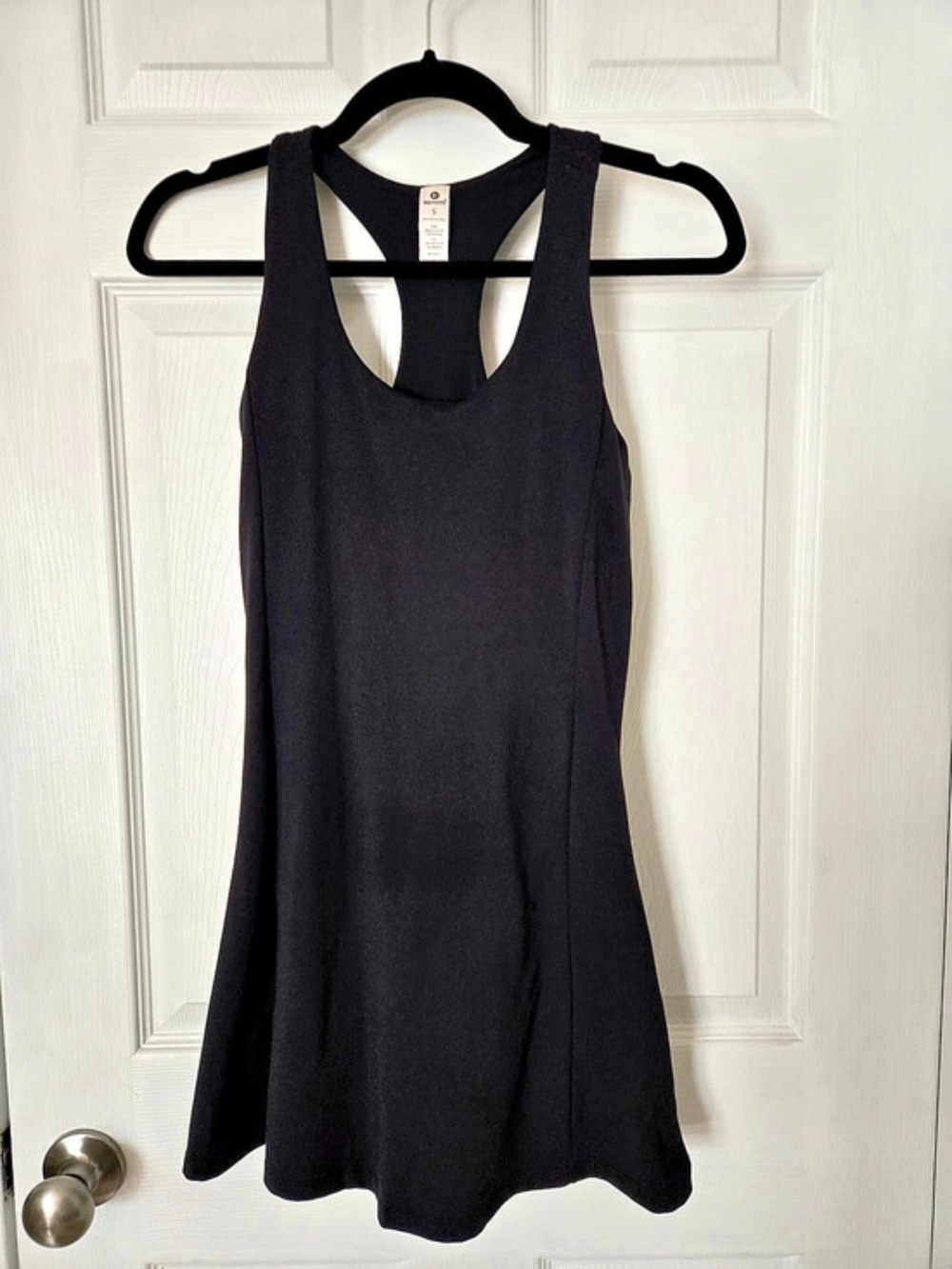 Black Athletic Mini Dress Size Small